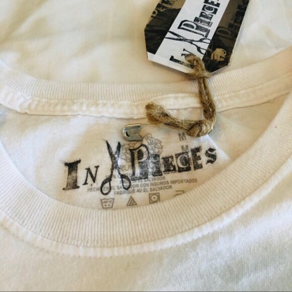 Graphic Tee Original Artist Design Collage Scenic Nature Print Handmade Unisex - Picture 6 of 10